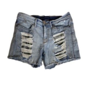 Distressed Rock & Republic brand, denim shorts. Size 6